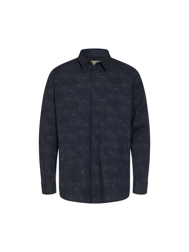 Pyjama Hemd für Herren Marcus James in Nightblue