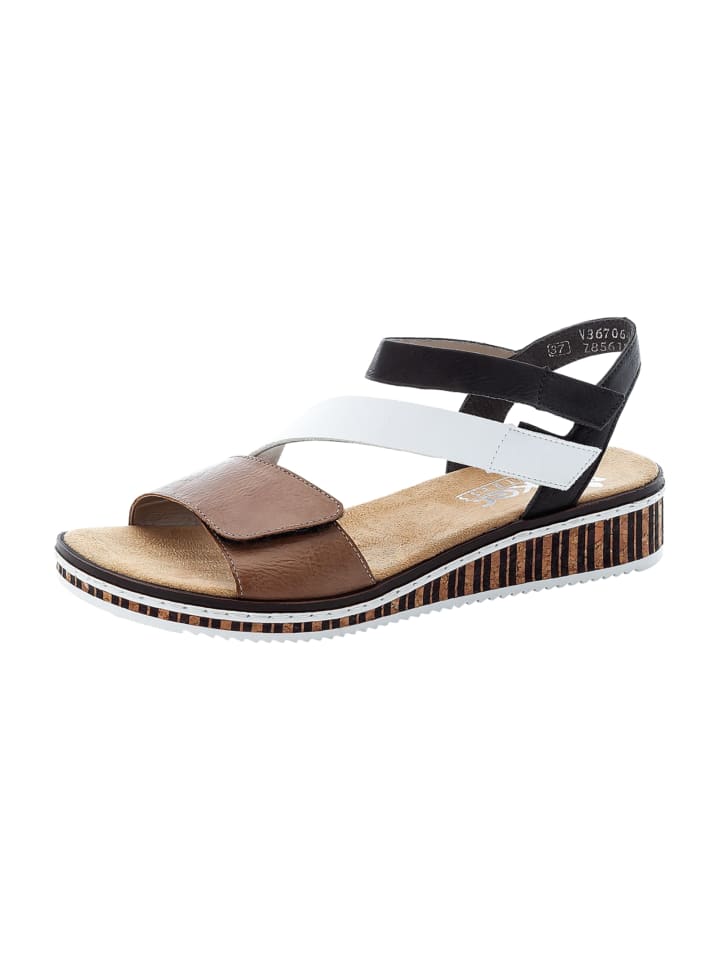 Komfort Sandalen in Braun
