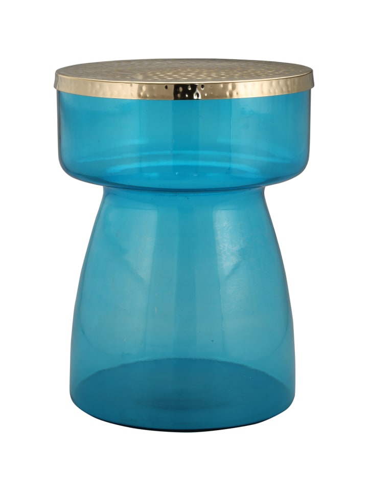 Beistelltisch Roman 125 in blau - gold