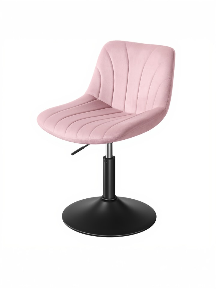 Barhocker Tyra in Rosa - (B)46.5 x (H)(65.5-77.5) x (T)43 cm