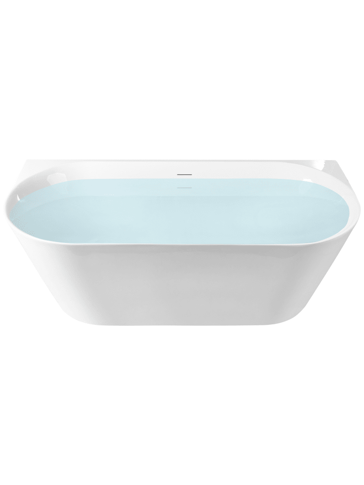 2-tlg Badewanne RENACA in Weiß symmetrisch