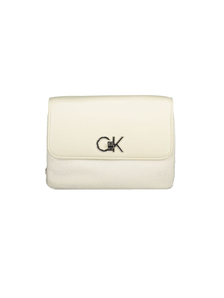Beige Polyester Damen Handtasche