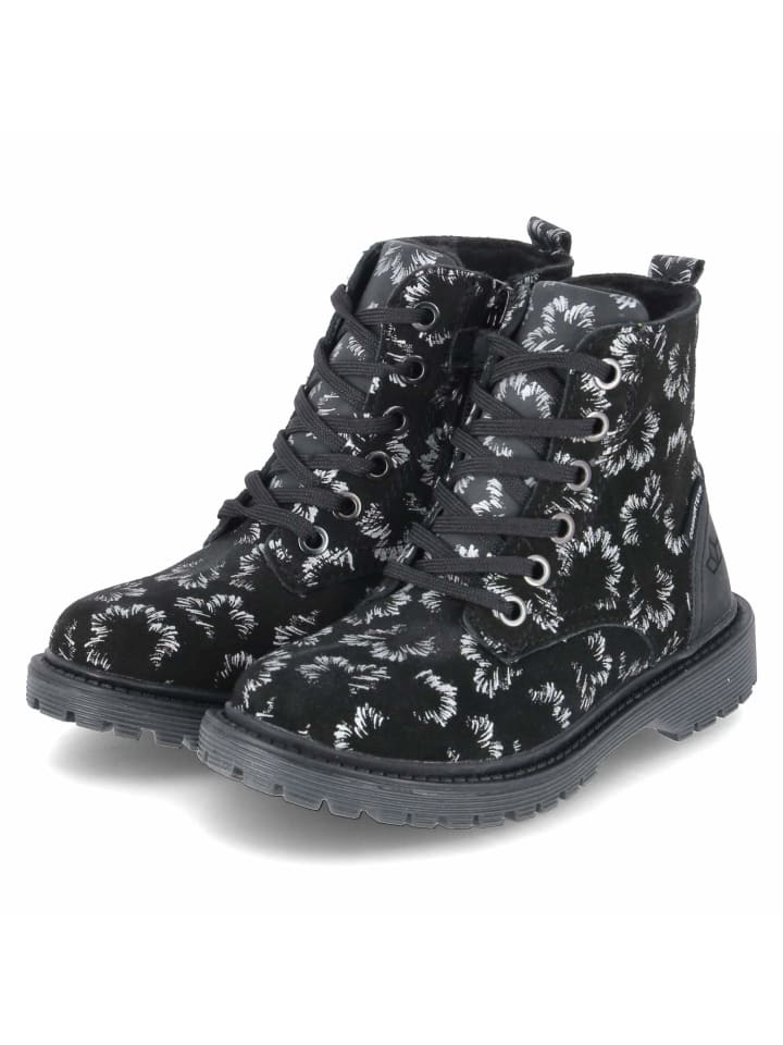 Schnürboots MALATI in schwarz