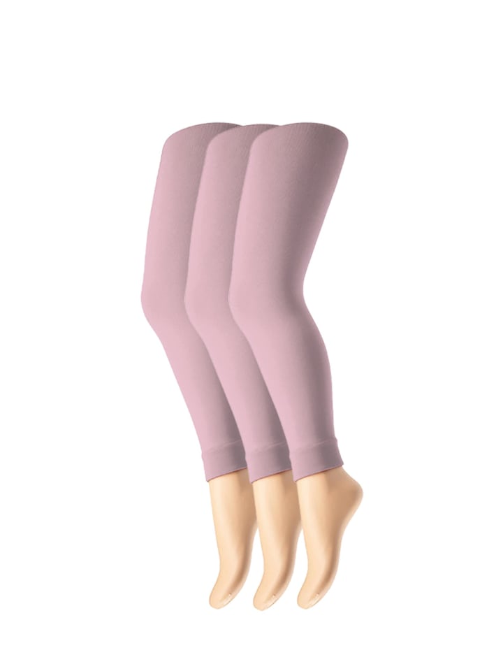 Leggings 3er Pack mauve