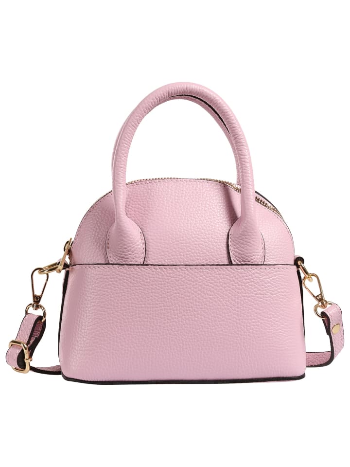 Toscanto Umhängetasche Leder rosa ca. 20cm
