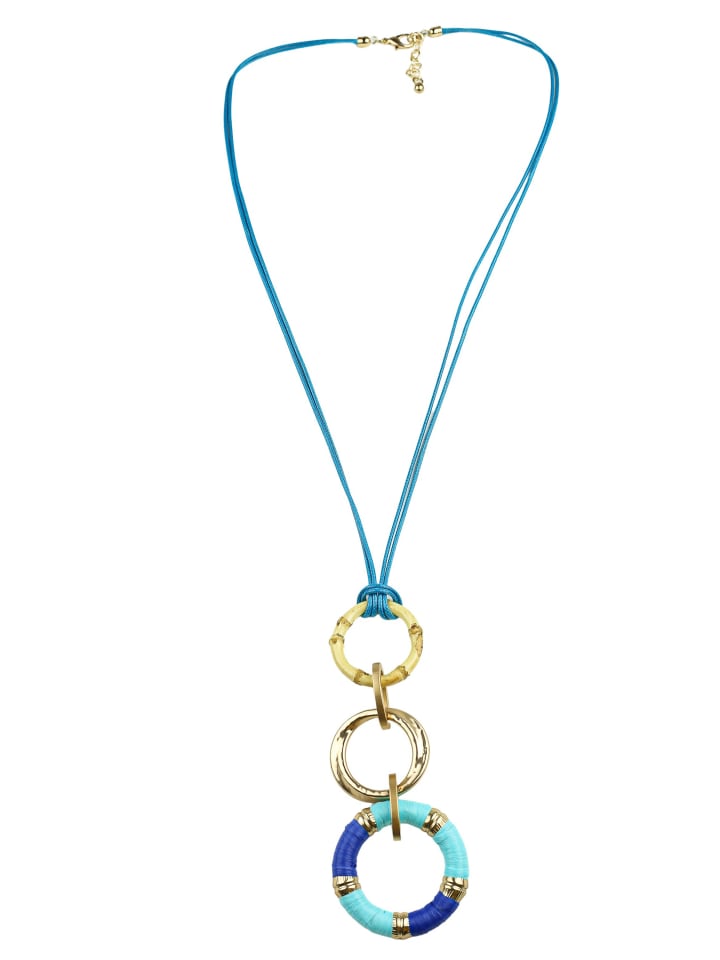 Lange Kette " Esmeralda " in türkis