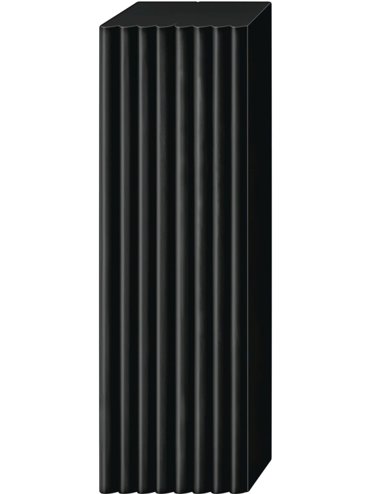 Modelliermasse Fimo soft Kunststoff 454g schwarz Großblock