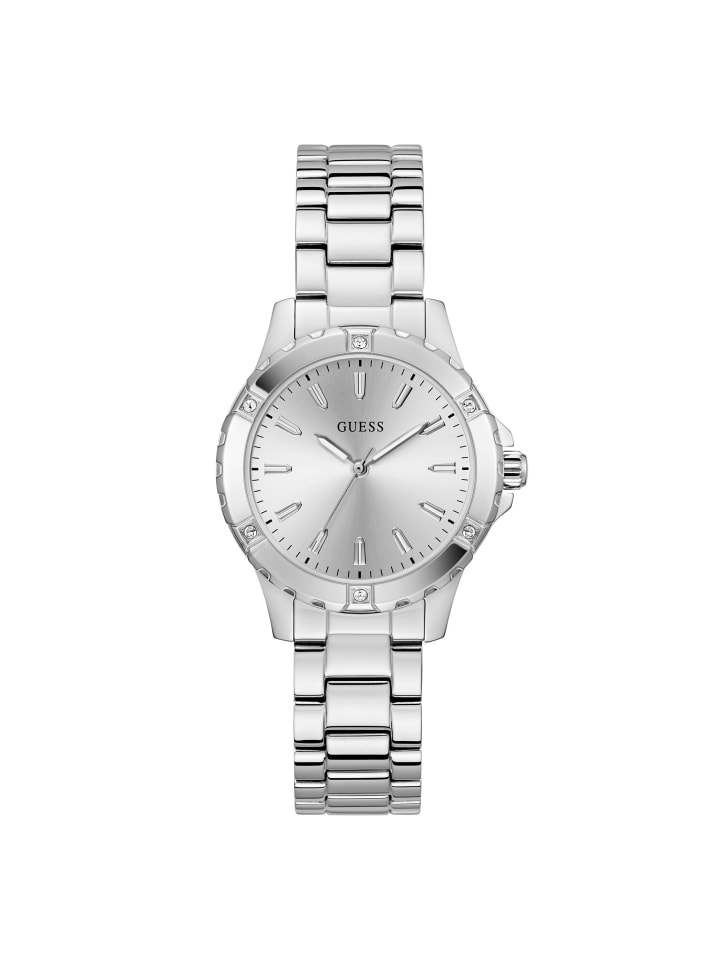 Quarzuhr GW0948L6 in silber