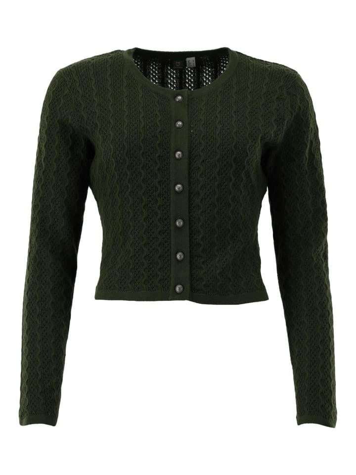 Strickjacke Borida in oliv