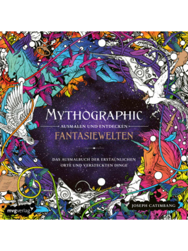 Buch - Mythographic - Ausmalen und Entdecken - Fantasiewelten