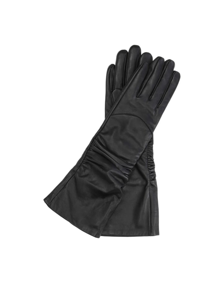 Handschuhe (Echt-Leder) BRAK in Schwarz