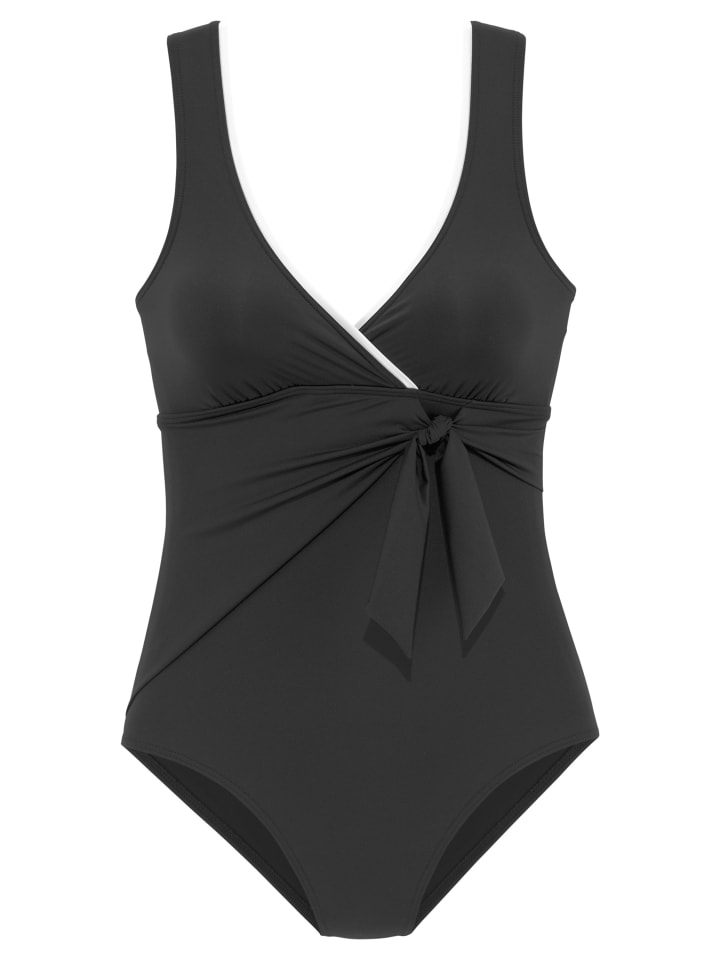Badeanzug in schwarz