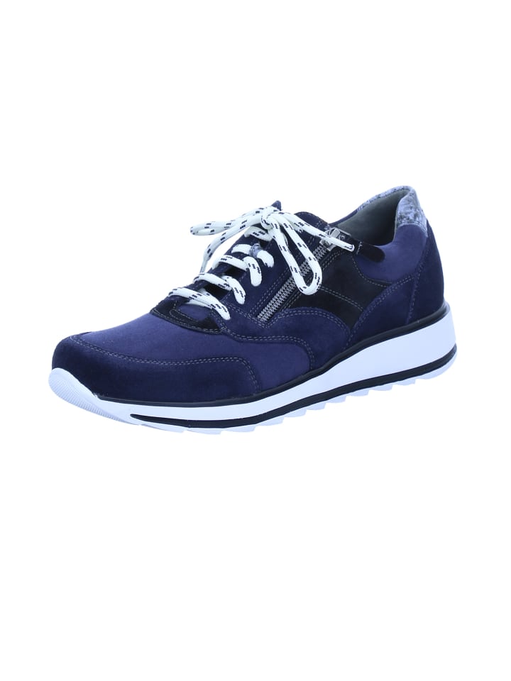 Schnürschuh in blau