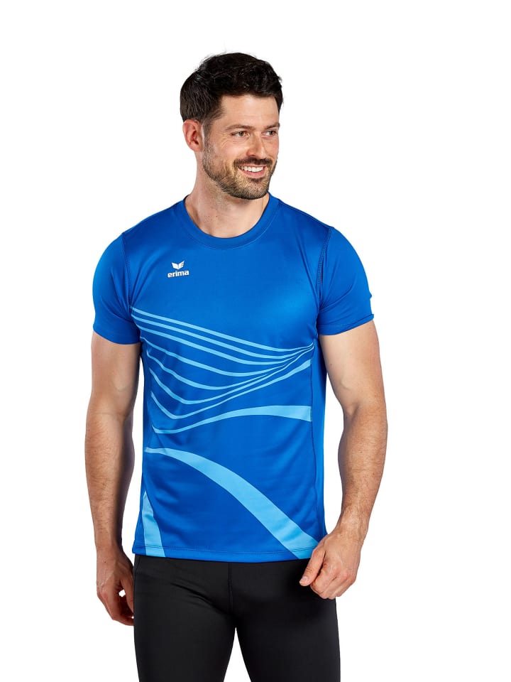 Herren Racing T-Shirt in new royal