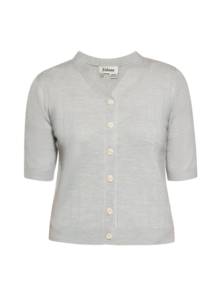 Damen Cardigan in GRAU MELANGE