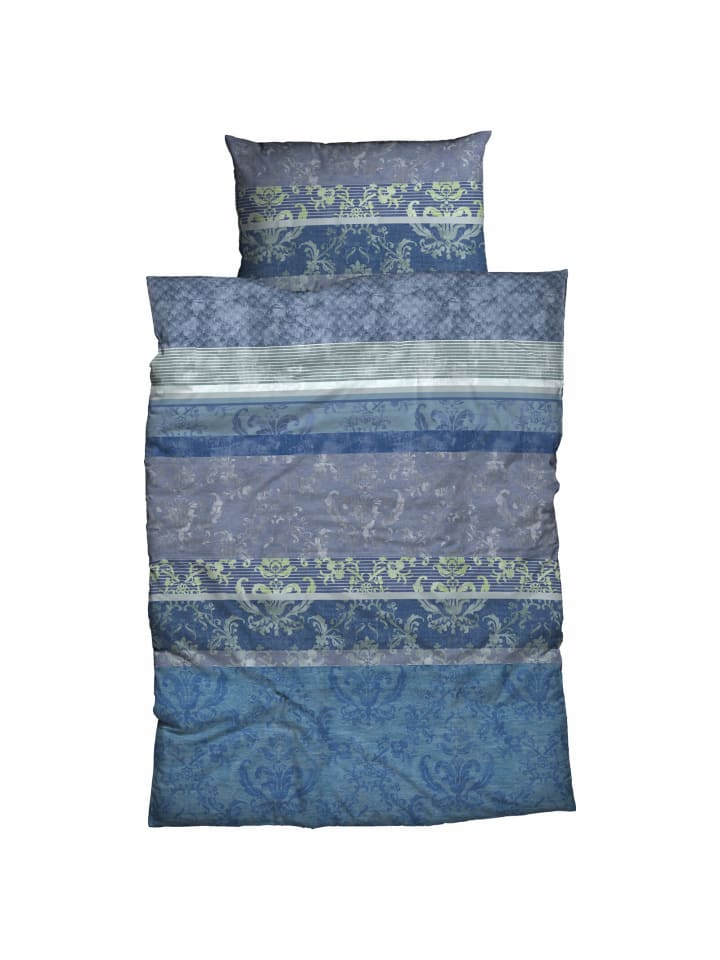 Bettwäsche Barock in Blau