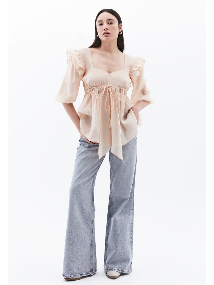 Röhrenhose LIGHT GREY DENIM