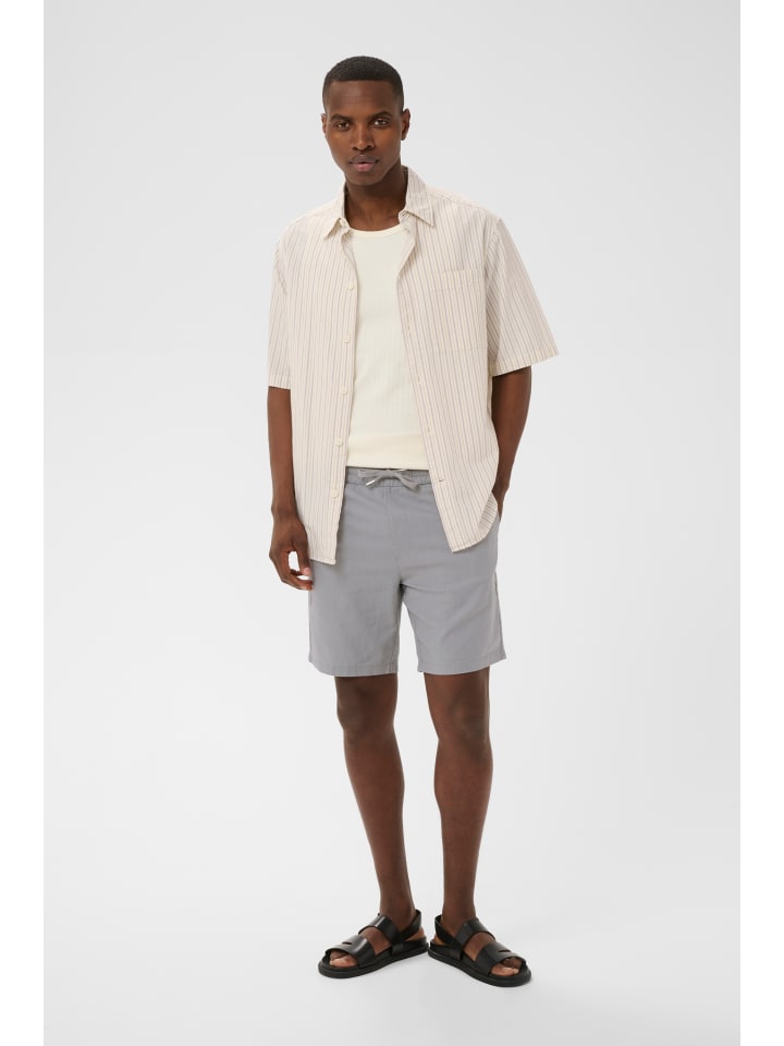 Shorts MAbarton Gerade Passform in Mist Grey