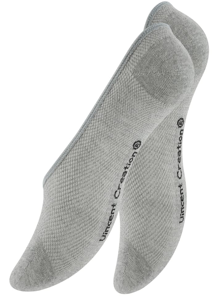Ballerina Füßlinge 6 Paar Footies in grau