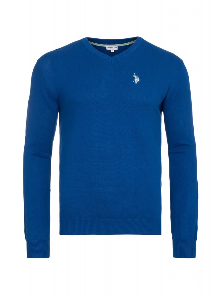 U.S. Polo Assn. V-Neck Pullover in ROYAL