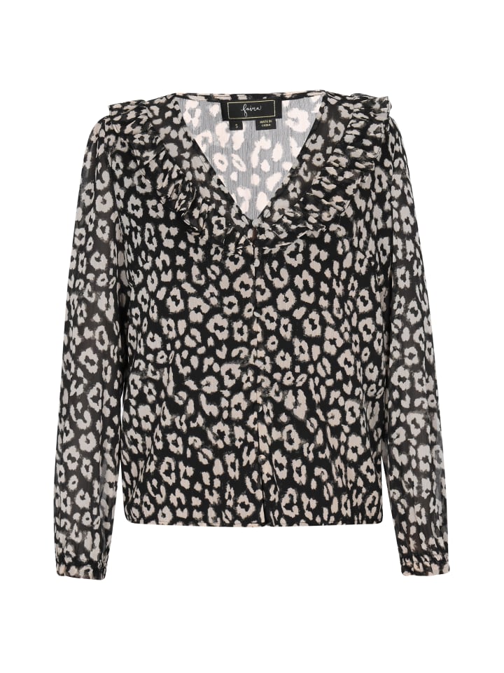 Women Blouse in offwhite black
