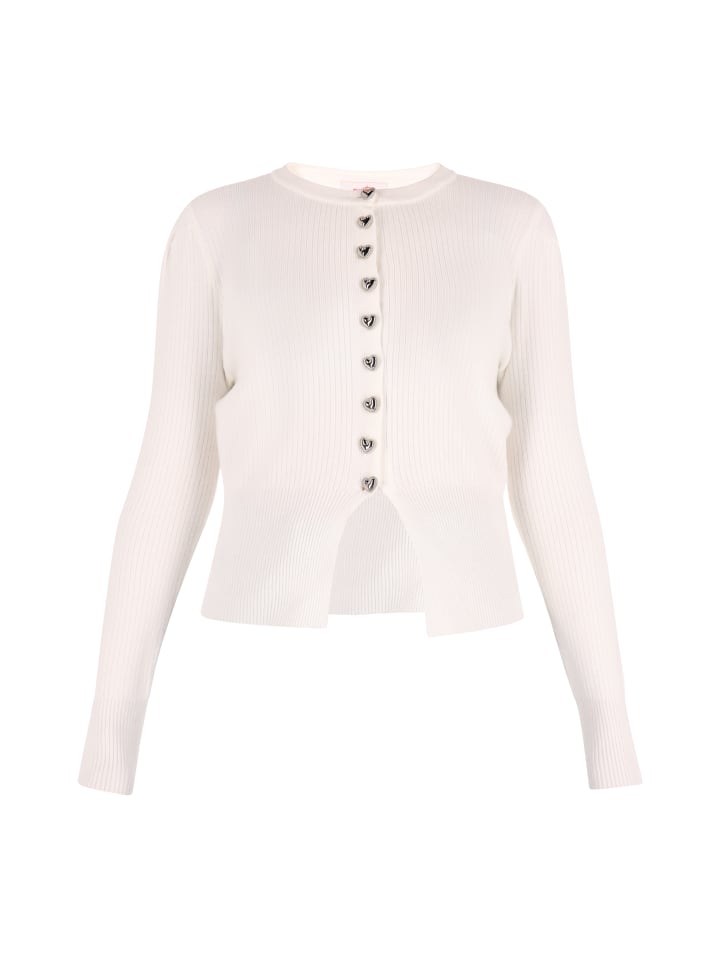 Damen Strickjacke in Weiss