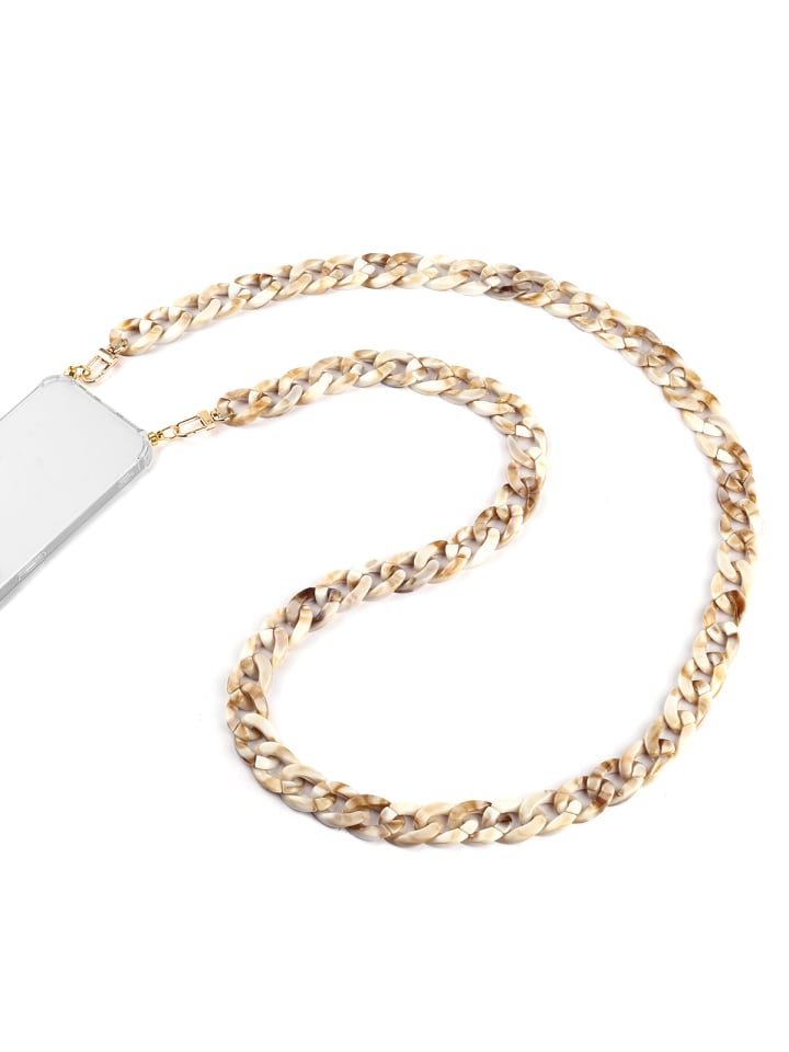 Handyschmuck in Beige
