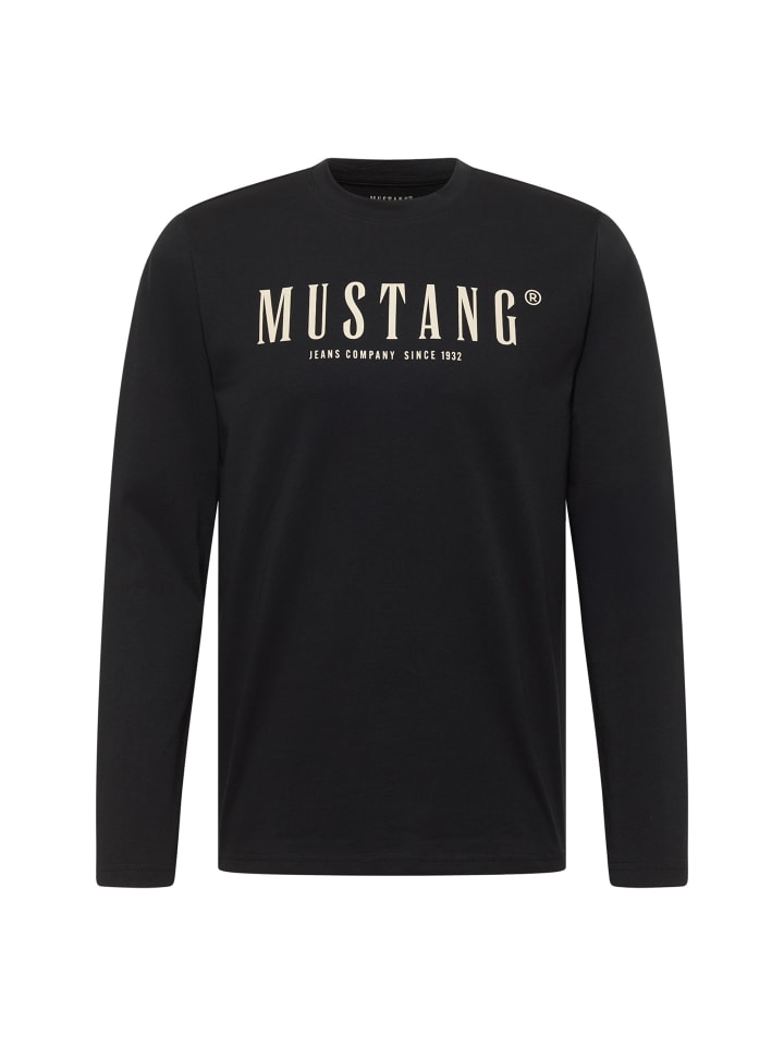 Longsleeve 1er Pack in Schwarz