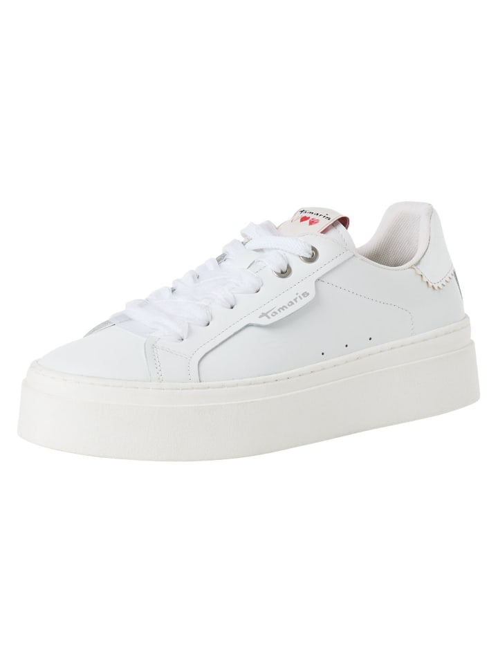 Sneaker in WHITE LEATHER