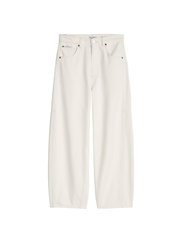 Jeans Model Enni wide barrel in Weiß