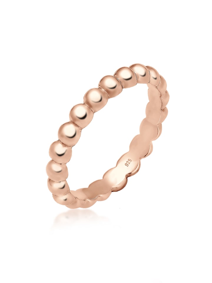 Ring 925 Rosegold Kugel in Rosegold