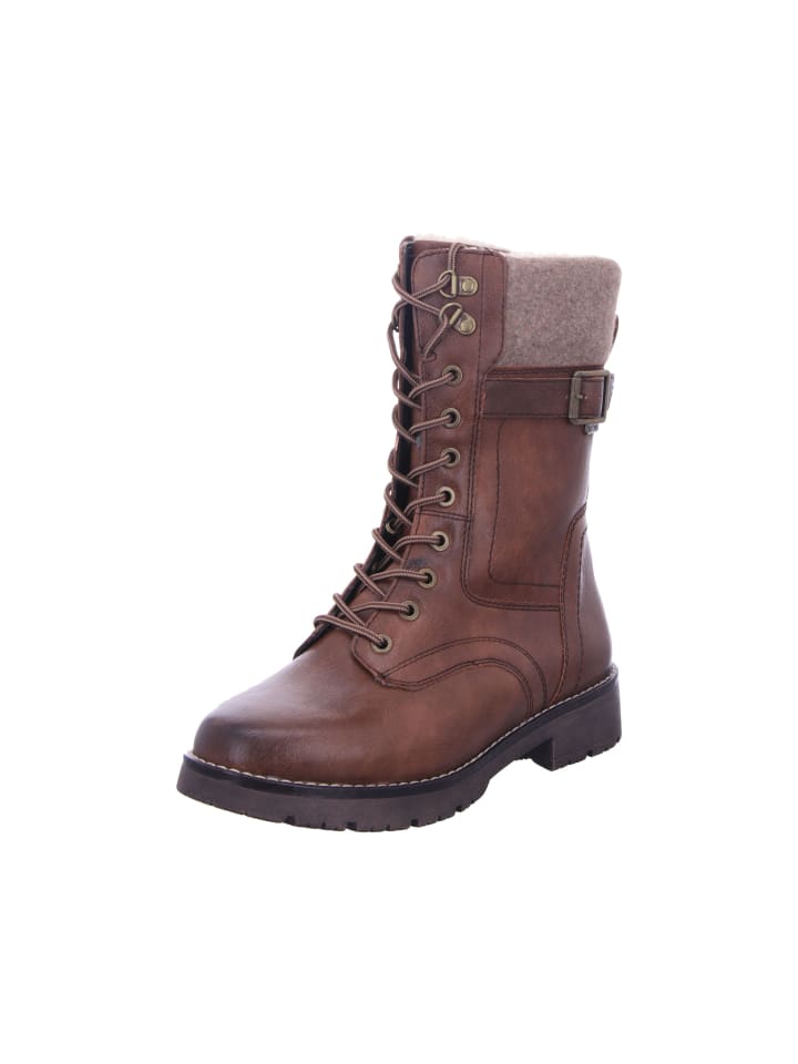Winterstiefeletten in COGNAC