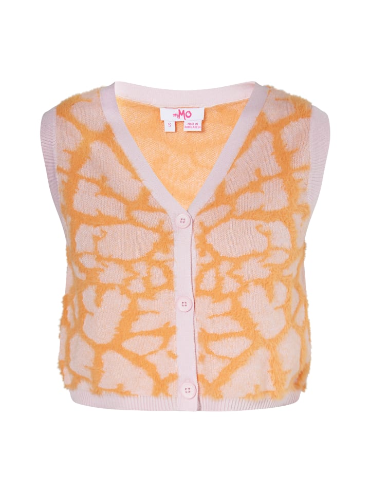Damen Pullunder in ORANGE PINK