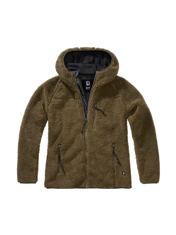 Fleece Jacket in olive