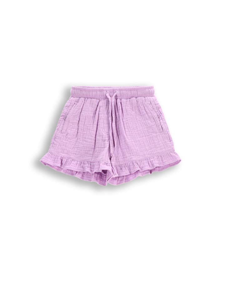 Musselin-Shorts in violett