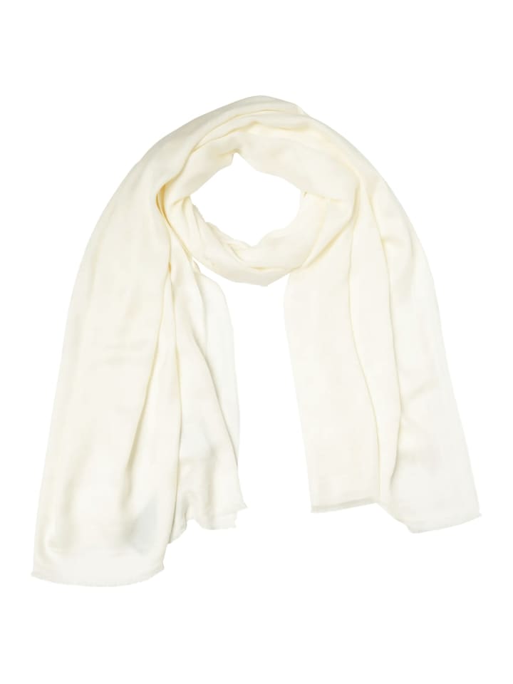 Schal in Creme