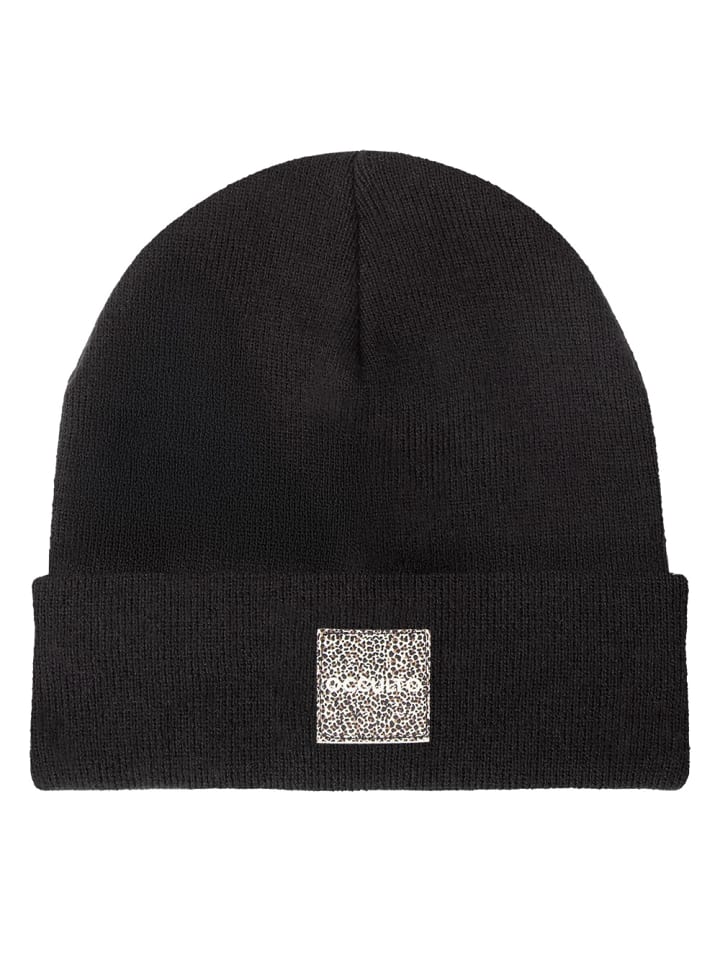 Winter Mütze Eli in Leo-Schwarz