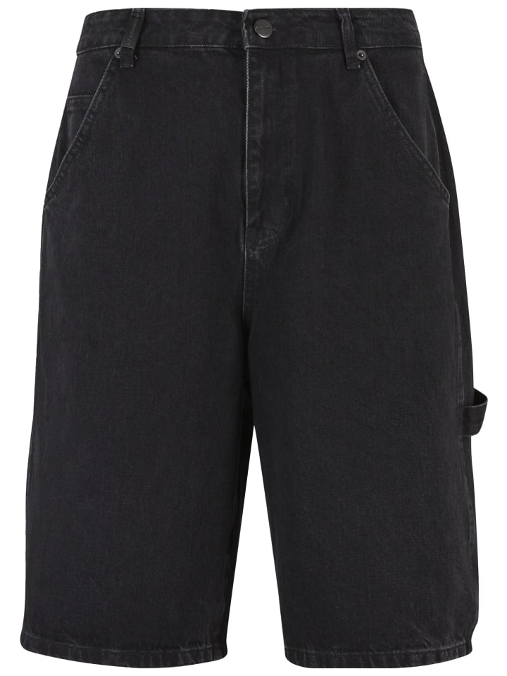 Denim Short in washed black