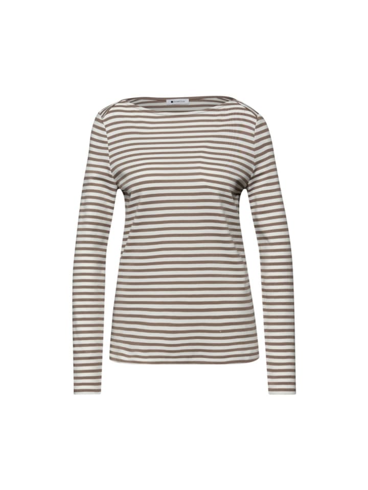 Langarmshirt in light terra mocha