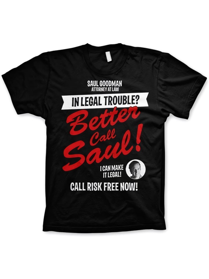 T-Shirt in Schwarz