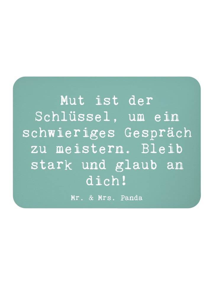 holzmagnet Spruch Ein schwieriges Gespräch führ... in Meeresbrise