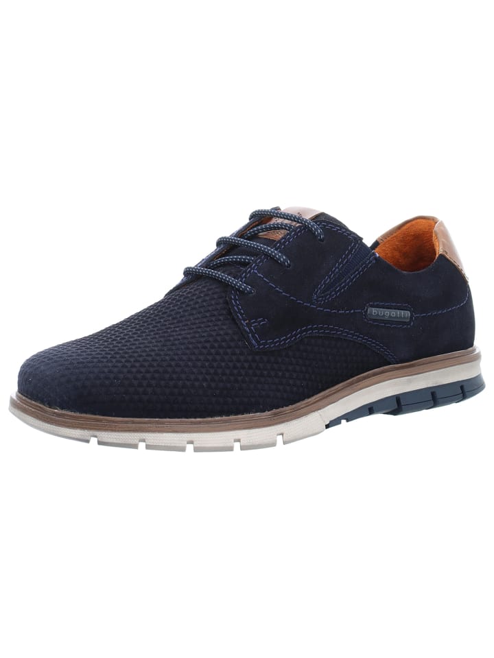 Schnürschuh in blau