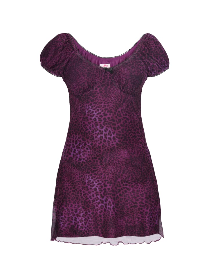 Women Dress in purple black