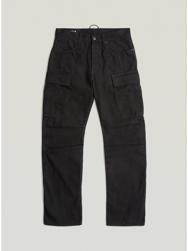 Contor Regular Cargo Jeans dk black