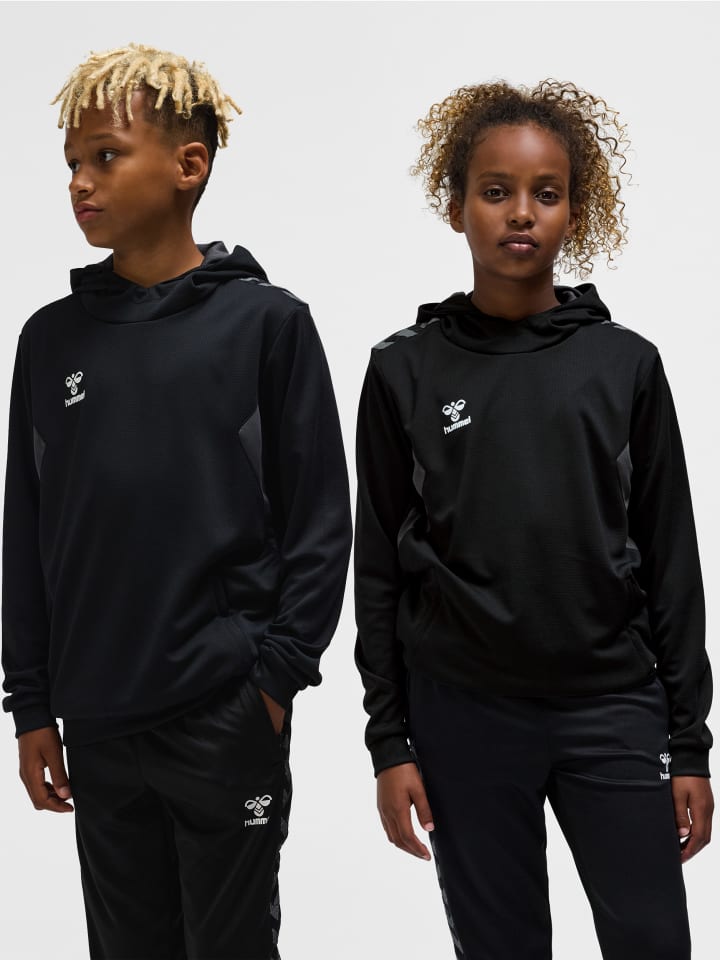 Kapuzenpullover Hmlauthentic Kinder in BLACK