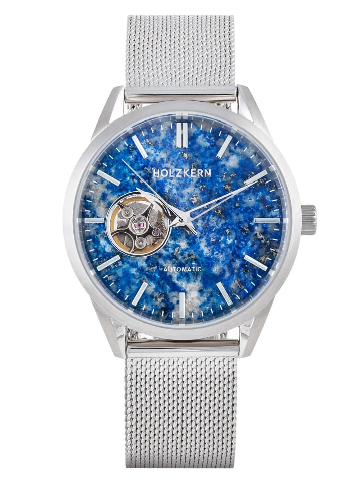 Armbanduhr Automatik Inverno Lapislazuli/Silberfarben