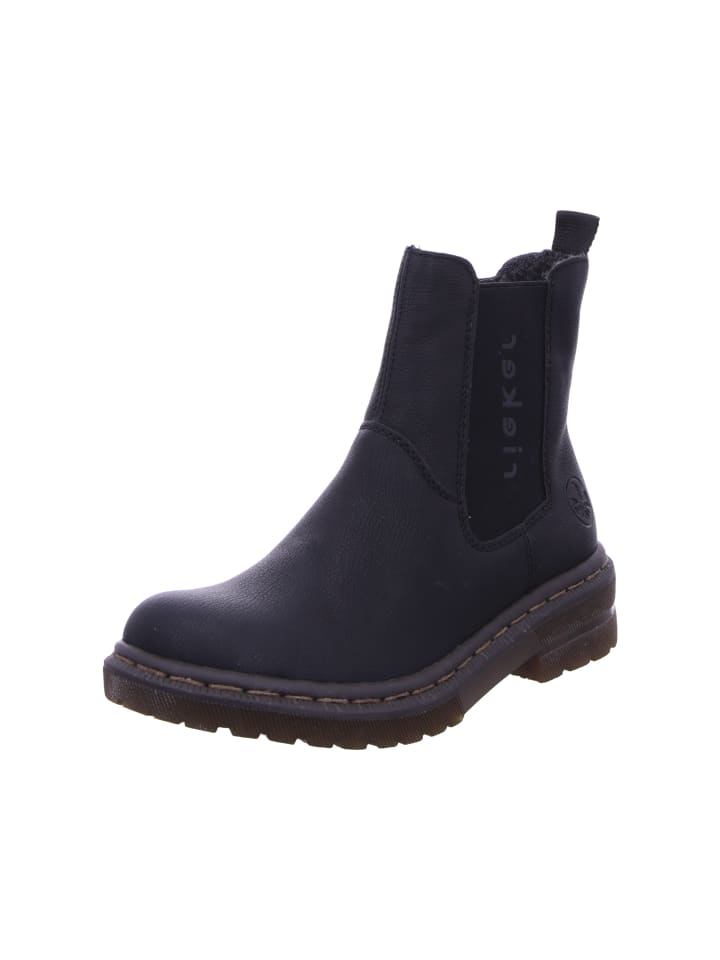Stiefelette in schwarz