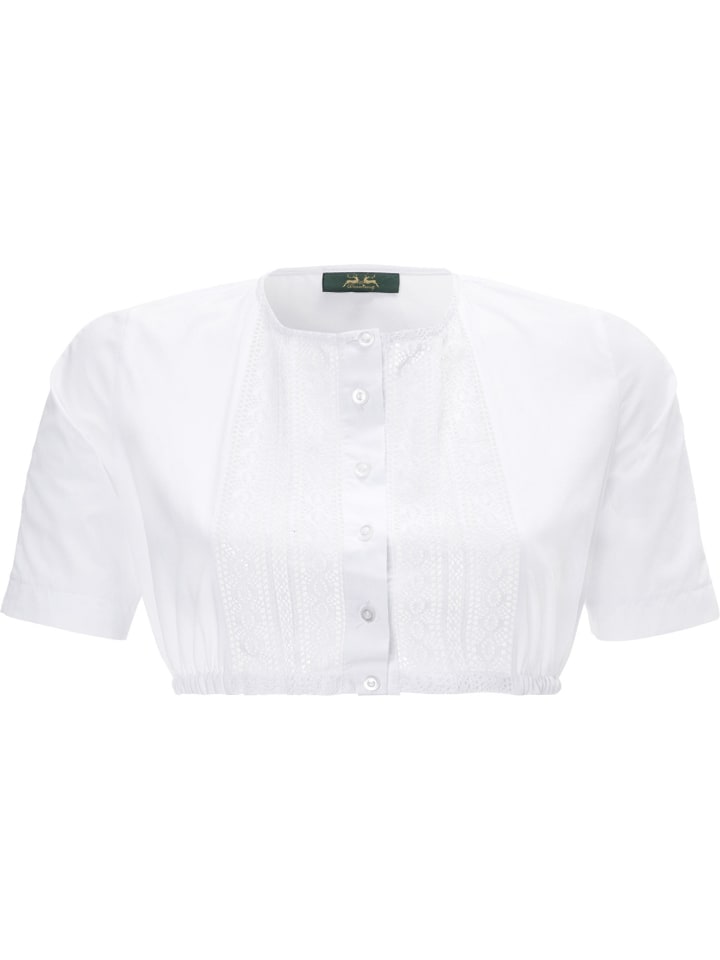 Dirndlbluse Mimi K20 in Weiß