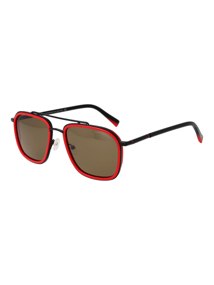 Herren Sonnenbrillen Aviator Rot