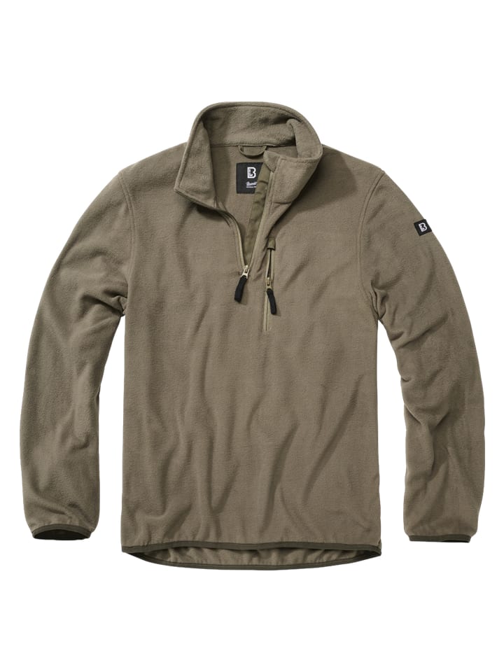 Fleece Zipthrough in olive